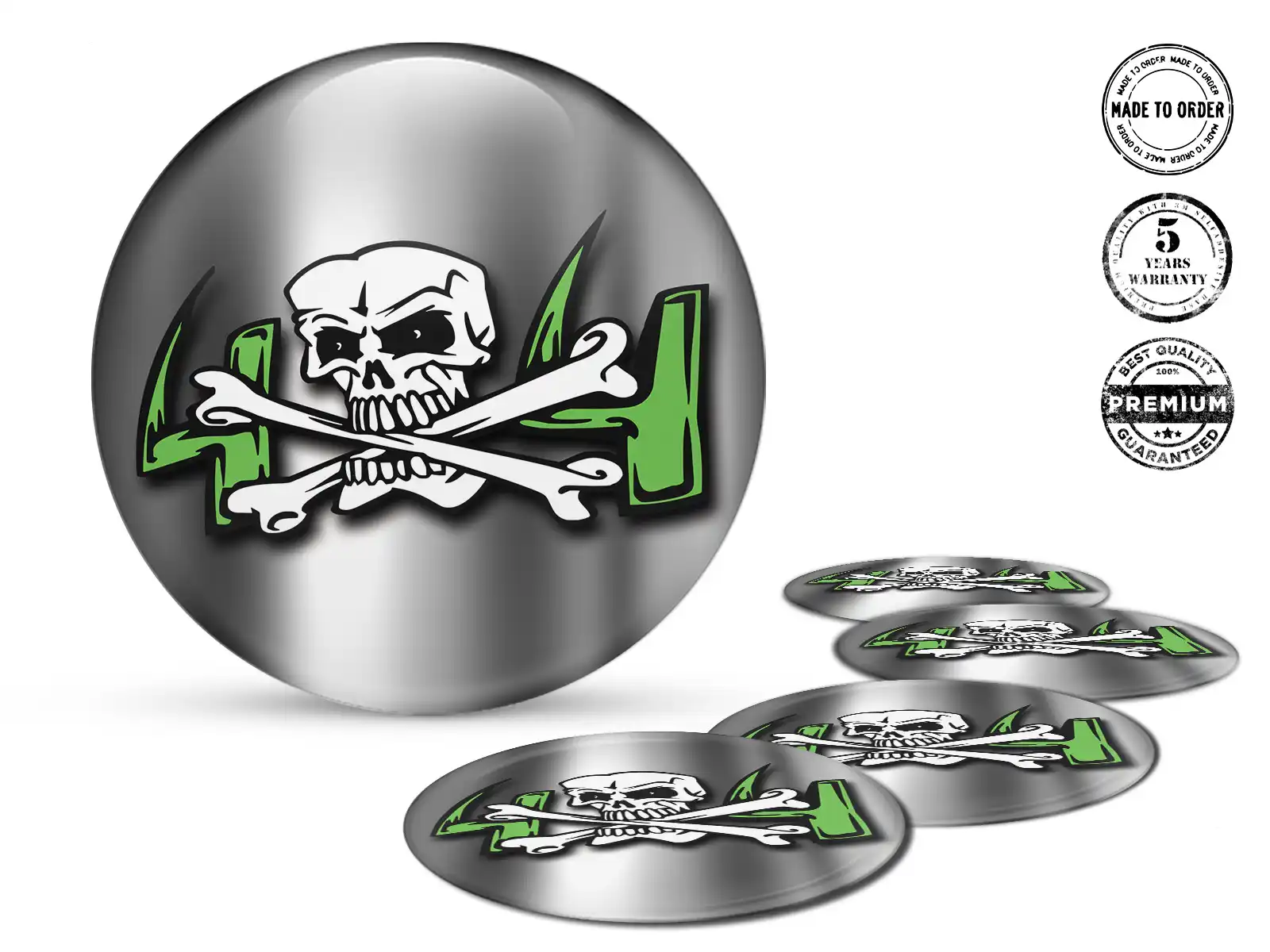 Gewölbtes Plaketten Logo Racing Sport Tuning